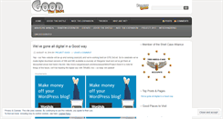 Desktop Screenshot of goodtheblog.wordpress.com
