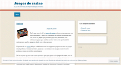 Desktop Screenshot of juegodecasino.wordpress.com