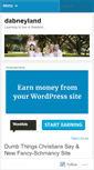 Mobile Screenshot of dabneyland.wordpress.com