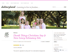Tablet Screenshot of dabneyland.wordpress.com