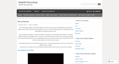 Desktop Screenshot of deepwitrecordings.wordpress.com