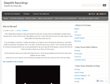 Tablet Screenshot of deepwitrecordings.wordpress.com
