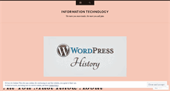 Desktop Screenshot of infotech3790.wordpress.com