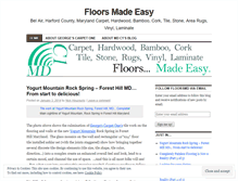 Tablet Screenshot of mdfloors.wordpress.com