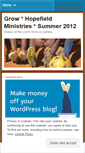 Mobile Screenshot of growzambia2012.wordpress.com