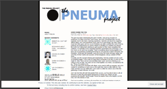 Desktop Screenshot of pneumaproject.wordpress.com