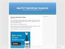 Tablet Screenshot of ma222fit.wordpress.com