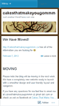 Mobile Screenshot of cakesthatmakeyougommm.wordpress.com