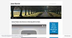 Desktop Screenshot of janesavoie.wordpress.com