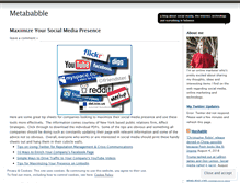 Tablet Screenshot of metababble.wordpress.com