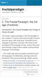 Mobile Screenshot of fractalparadigm.wordpress.com