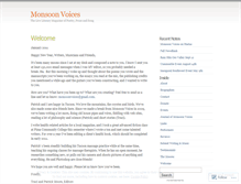 Tablet Screenshot of monsoonvoices.wordpress.com