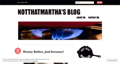 Desktop Screenshot of notthatmartha.wordpress.com