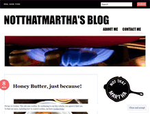 Tablet Screenshot of notthatmartha.wordpress.com