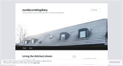 Desktop Screenshot of ourdecoratingdiary.wordpress.com