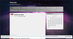 Desktop Screenshot of preescolarmagico.wordpress.com