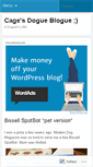 Mobile Screenshot of cagedoguedebordeaux.wordpress.com