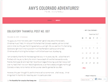 Tablet Screenshot of amycoadventures.wordpress.com