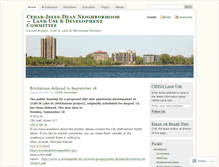 Tablet Screenshot of cidnalanduse.wordpress.com