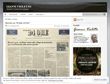 Tablet Screenshot of giannivioletto.wordpress.com