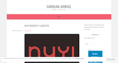 Desktop Screenshot of caroworcel.wordpress.com