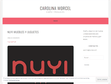 Tablet Screenshot of caroworcel.wordpress.com