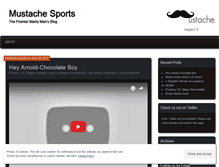 Tablet Screenshot of mustachesport.wordpress.com