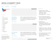Tablet Screenshot of media4humanityblog.wordpress.com
