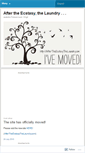 Mobile Screenshot of aftertheecstasythelaundry.wordpress.com