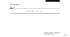 Desktop Screenshot of chicooks.wordpress.com