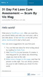 Mobile Screenshot of 31dayfatlosscurescamho69.wordpress.com