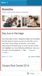 Mobile Screenshot of mykoochu.wordpress.com