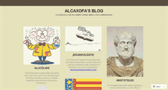 Desktop Screenshot of alcaxofa.wordpress.com