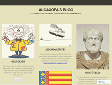 Tablet Screenshot of alcaxofa.wordpress.com