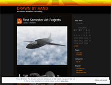 Tablet Screenshot of drawnbyhand.wordpress.com