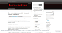 Desktop Screenshot of laboralysocial.wordpress.com
