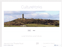 Tablet Screenshot of cultureyorks.wordpress.com