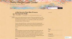 Desktop Screenshot of cherryweightlosscenter.wordpress.com