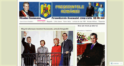 Desktop Screenshot of ceausescunicolae.wordpress.com