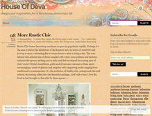 Tablet Screenshot of houseofdeva.wordpress.com