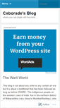 Mobile Screenshot of csborade.wordpress.com