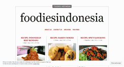 Desktop Screenshot of foodiesindonesia.wordpress.com