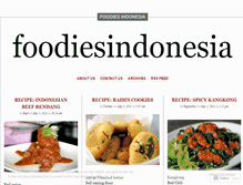 Tablet Screenshot of foodiesindonesia.wordpress.com