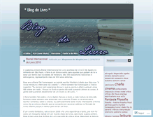 Tablet Screenshot of blogdolivro.wordpress.com