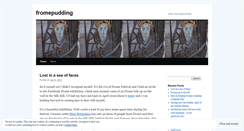 Desktop Screenshot of fromepudding.wordpress.com