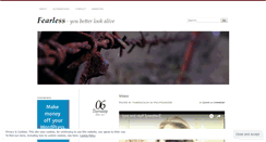 Desktop Screenshot of fearlessflying.wordpress.com