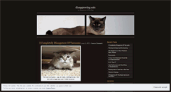 Desktop Screenshot of disapprovingcats.wordpress.com