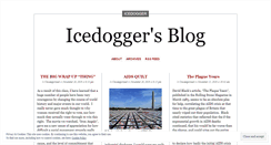 Desktop Screenshot of icedogger.wordpress.com