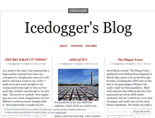 Tablet Screenshot of icedogger.wordpress.com
