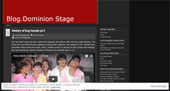 Desktop Screenshot of dominionstage.wordpress.com